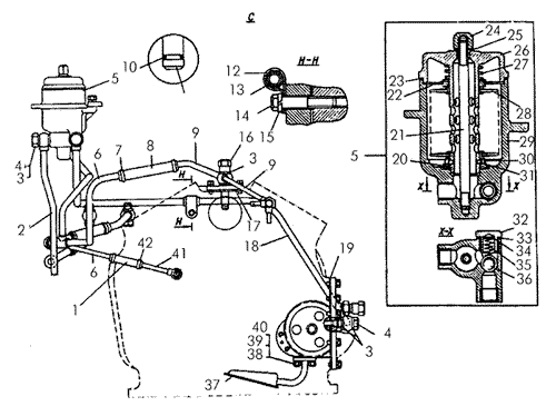 Система смазки трансмиссии (продолжение) Б-170